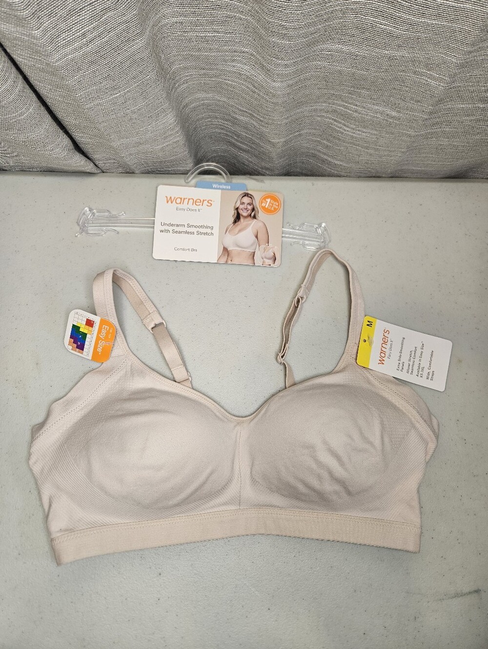 Warner's Easy Does It Wireless Comfort Bra Medium New - Picture 5 of 15